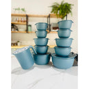 Kit Potes 10 Bowl + Jarra Cozinha Saladeira Pote Marmitas