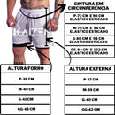 Bermuda 2 em 1 masculina com bolso interno e 2 laterais para caminhada e corrida