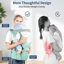 Canguru Para Bebê 0-3 Anos Ergonômico 3 Em 1 Estilo Canguru Frontal Infantil Hipseat
