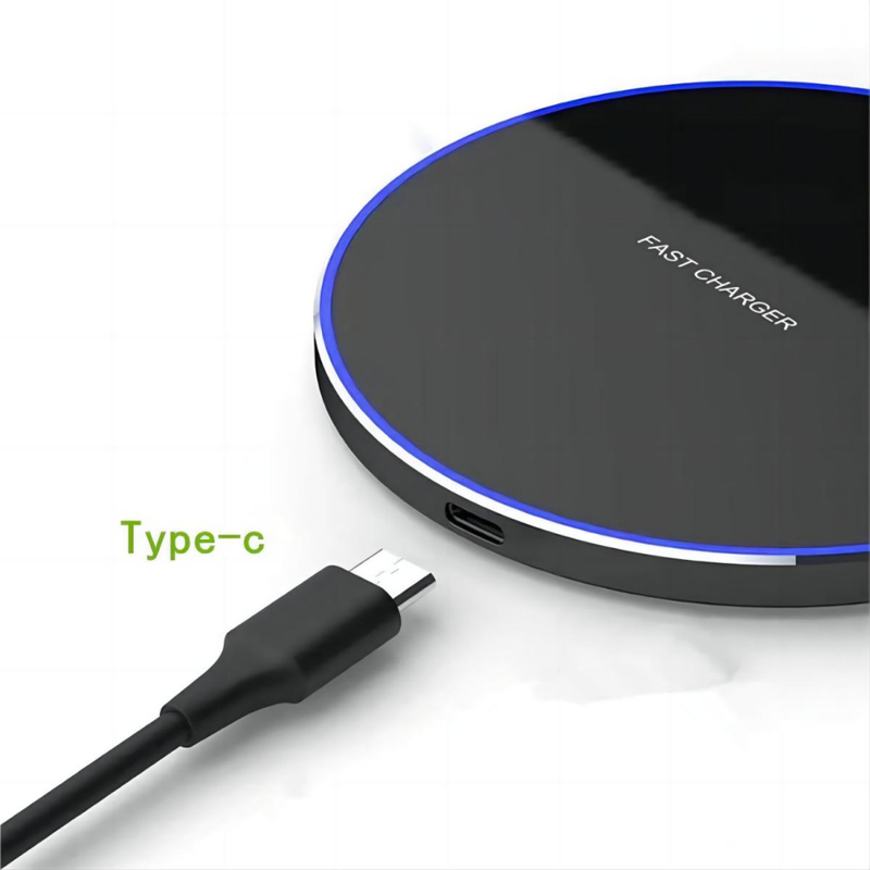 Carregador Sem Fio de Carregamento Rápido 15W