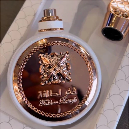 Perfume Árabe Lattafa Fakhar Rose Eau de Parfum Feminino 100ml - Original