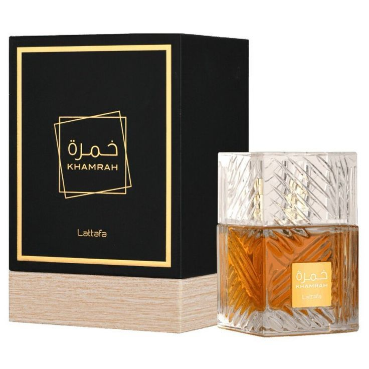 Perfume Masculino Arabe Khamrah Lattafa Original 100ml Alta Fixação Fragrância Arabe Edp Intenso Man
