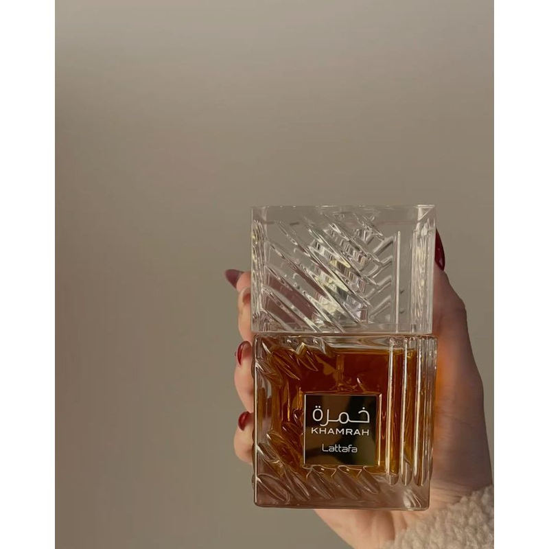 Perfume Masculino Arabe Khamrah Lattafa Original 100ml Alta Fixação Fragrância Arabe Edp Intenso Man